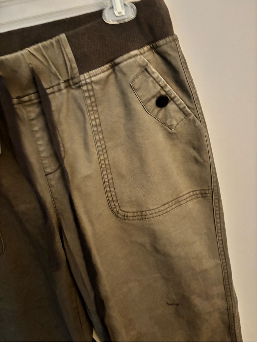 Flamingals Olive Green Drawstring Pants - Picture 4 of 6